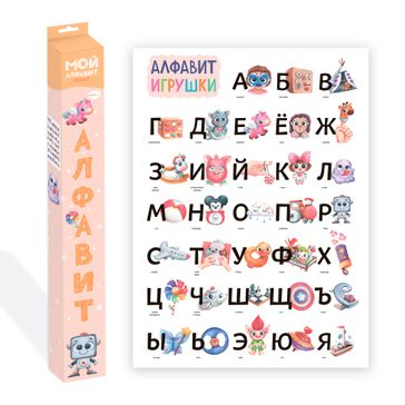 Плакат с русским алфавит "Игрушки" (фото 1)
